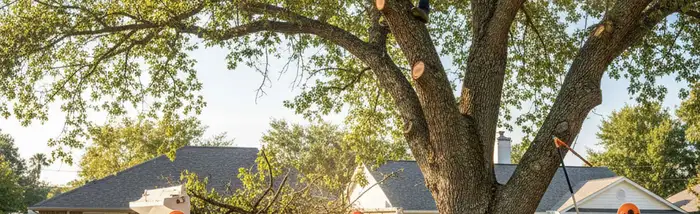Professional tree service crew in Oklahoma City, OK providing expert tree care and removal