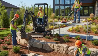 Landscape design in Oklahoma City, OK by Arbor Tree Care for a custom outdoor space