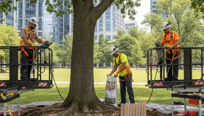 Arbor Tree Care root protection service in Oklahoma City, OK for healthy tree roots