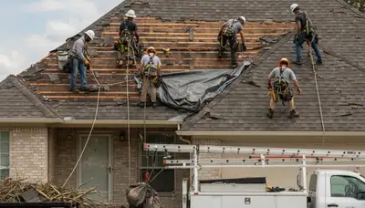 Storm damage tree cleanup by Arbor Tree Care in Oklahoma City, OK