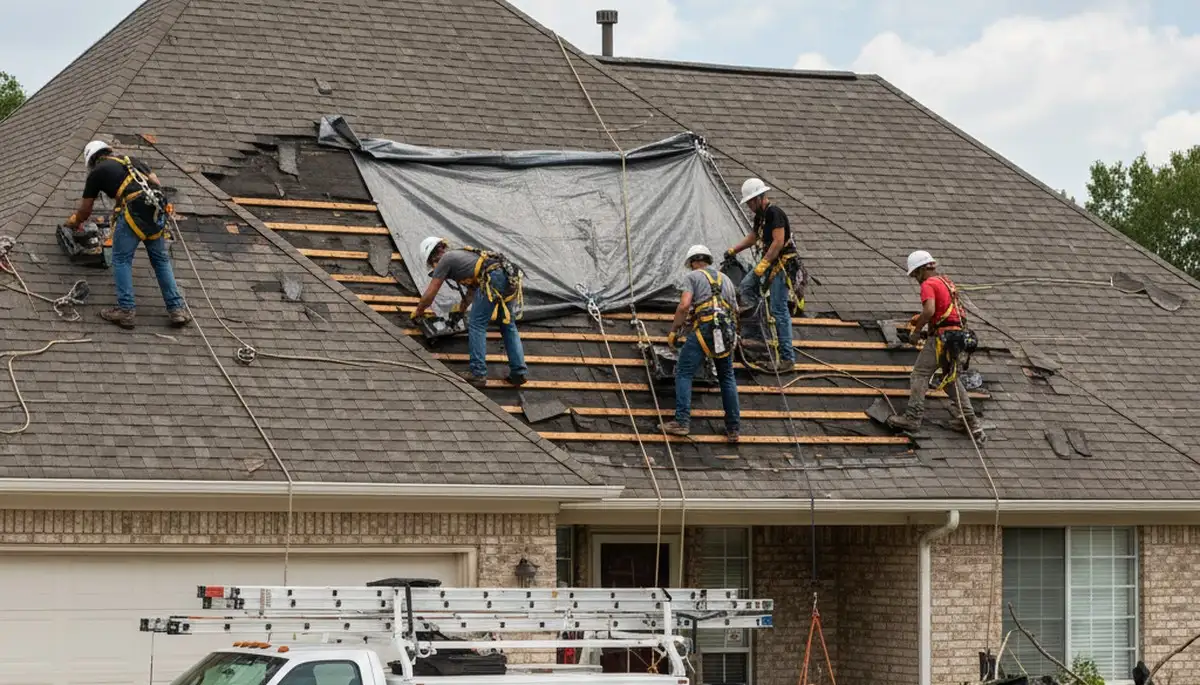 Storm damage tree cleanup in Oklahoma City, OK by Arbor Tree Care
