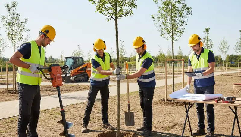 Tree planting service in Oklahoma City, OK by Arbor Tree Care for residential and commercial properties