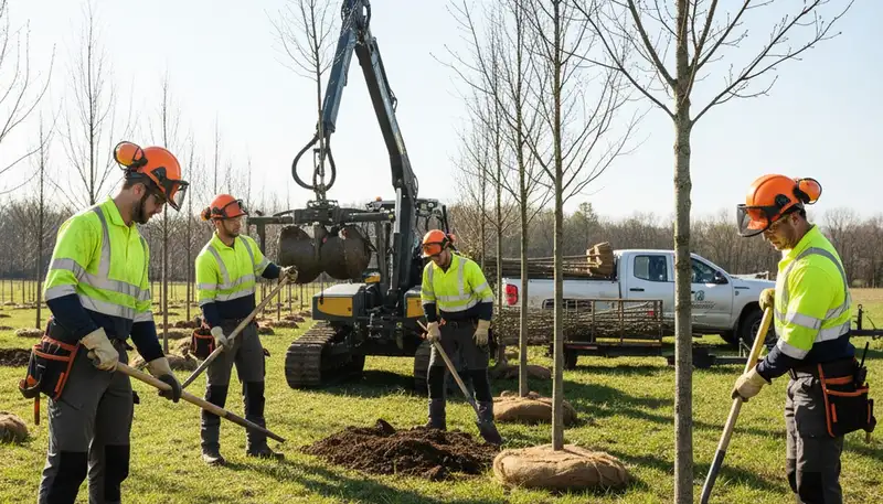 Tree planting service in Oklahoma City, OK for proper tree selection and site preparation