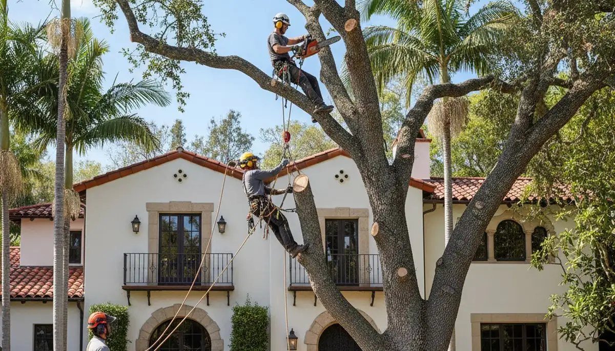 Tree service team in Oklahoma City, OK providing professional tree care and removal