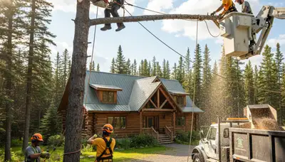 Tree service crew in Oklahoma City, OK providing professional tree care and removal services